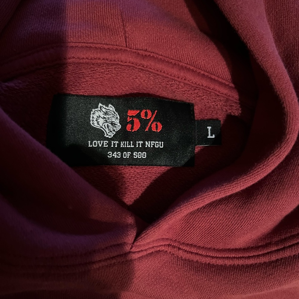 Darc Sport 5% Forever Utah Hoodie Rich Piana NEW   Darcsport